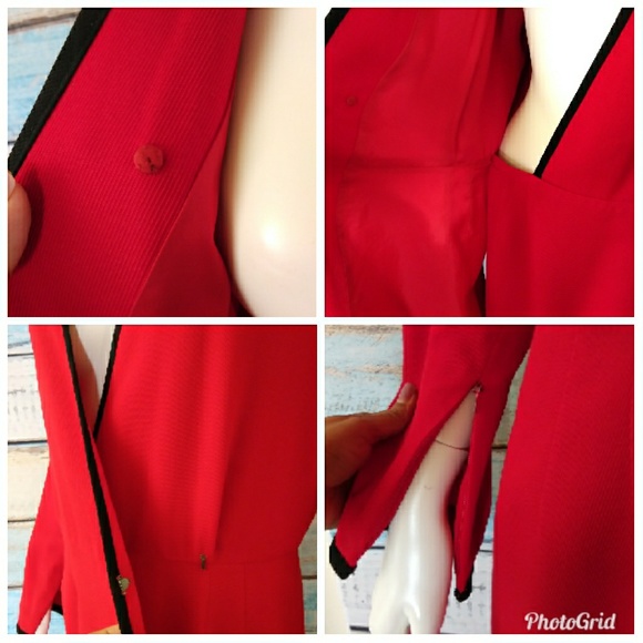 Linda Allard Ellen Tracy Side Wrap Dress size 8 - Picture 3 of 8